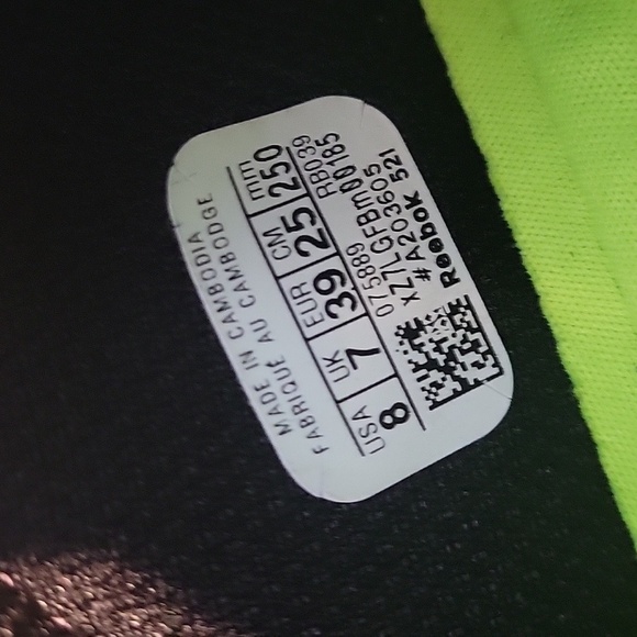 REEBOK Work Shoe Best Slip-Resist Composite Toe Electrical Hazard (EH) Non-Metal - Picture 10 of 10